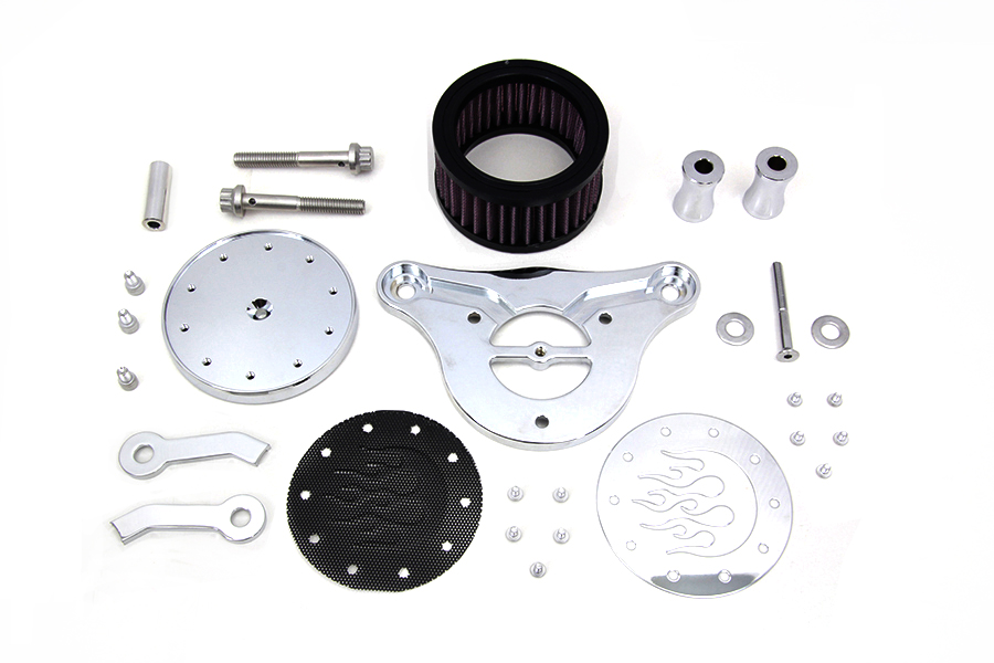 Wyatt Gatling Air Cleaner Kit Chrome