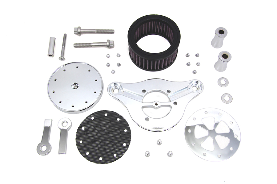 Wyatt Gatling Air Cleaner Kit Chrome