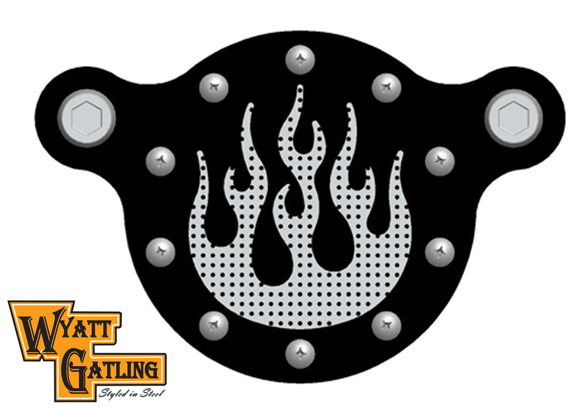 Wyatt Gatling Air Cleaner Kit Chrome