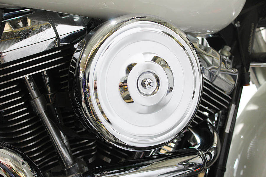 8" Round Air Cleaner Kit Chrome