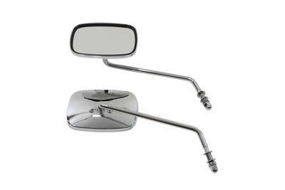 Replica Swivel Mirror Set with Long Stem Chrome