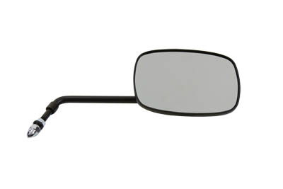 Black Replica Swivel Mirror with Long Stem