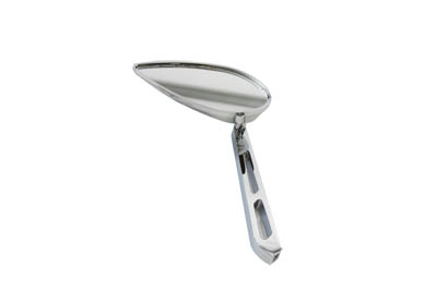 Micro Teardrop Mirror with Billet Slotted Stem