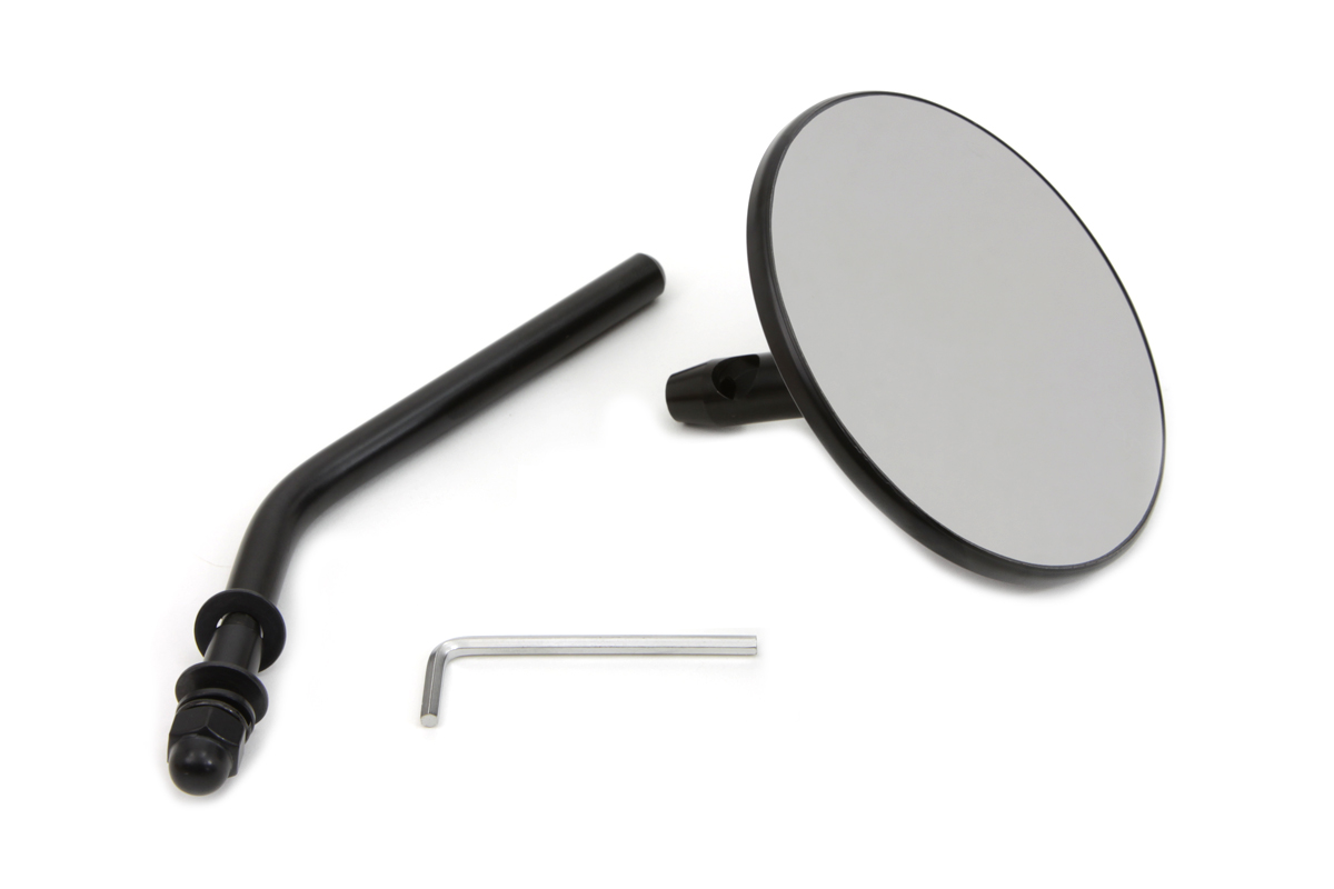 Steel Back Mirror Black