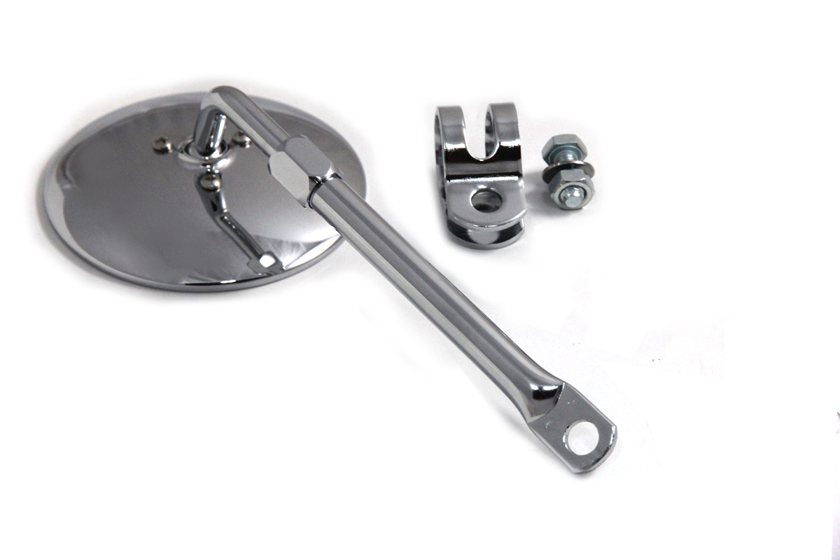 4-1/2" Chrome Round Mirror
