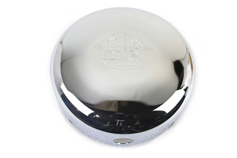 Round Air Cleaner Cover with World's Fair Emblem