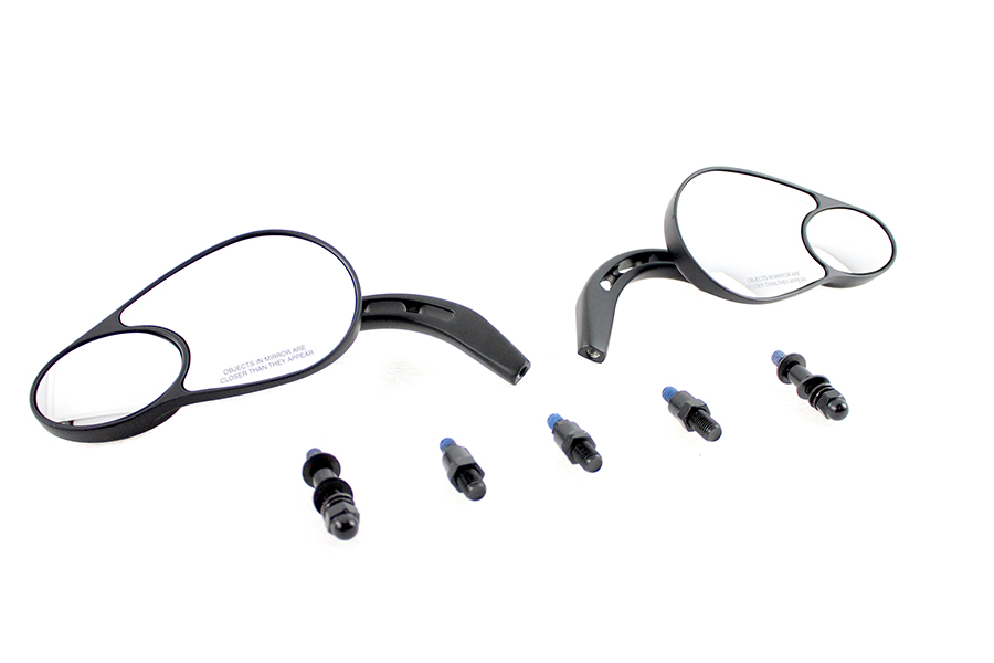Big Twin Mirror Set Black