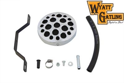 Wyatt Gatling Chrome Drilled Air Cleaner