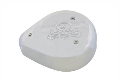 Teardrop Air Cleaner Skull Chrome