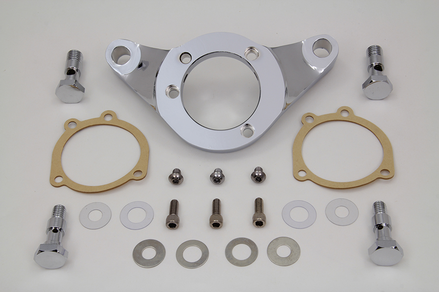 Air Cleaner Bracket Kit Chrome Billet