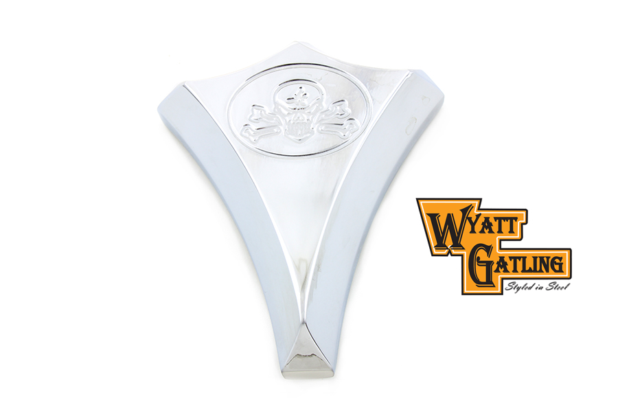 Chrome Billet Skull Style Carburetor Cover