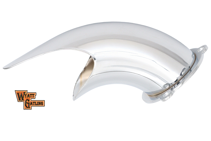 Wyatt Gatling Scoop Air Cleaner Chrome