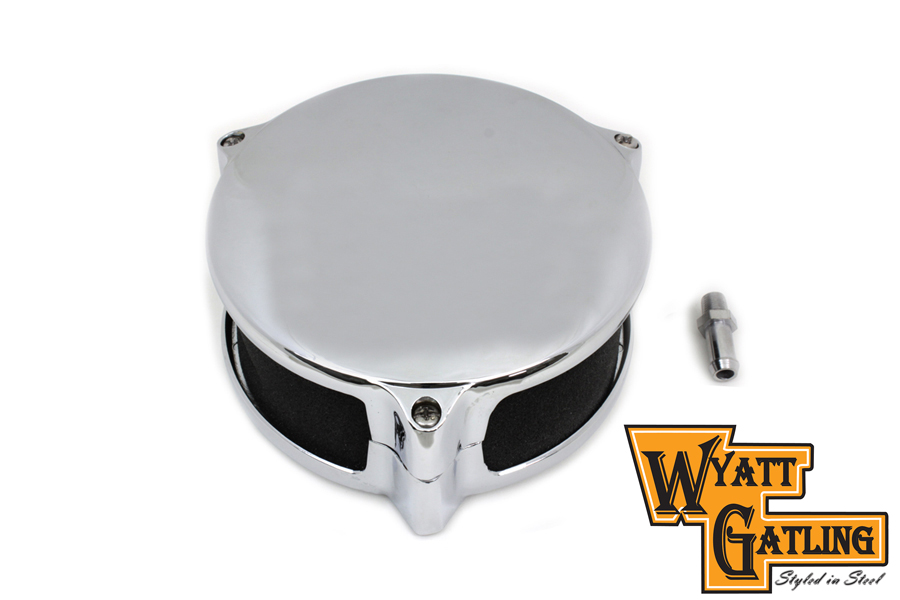 Wyatt Gatling Chrome Deco Air Cleaner Assembly