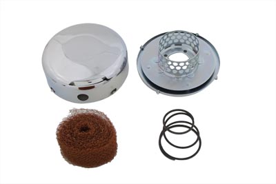 Smooth Chrome J-Slot Air Cleaner