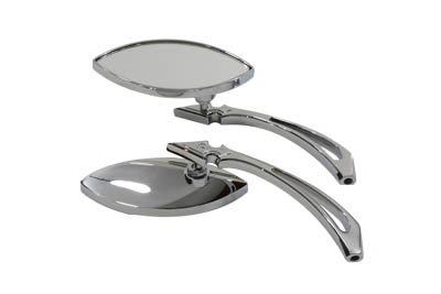 Eagle Eye Mirror Set Billet Chrome