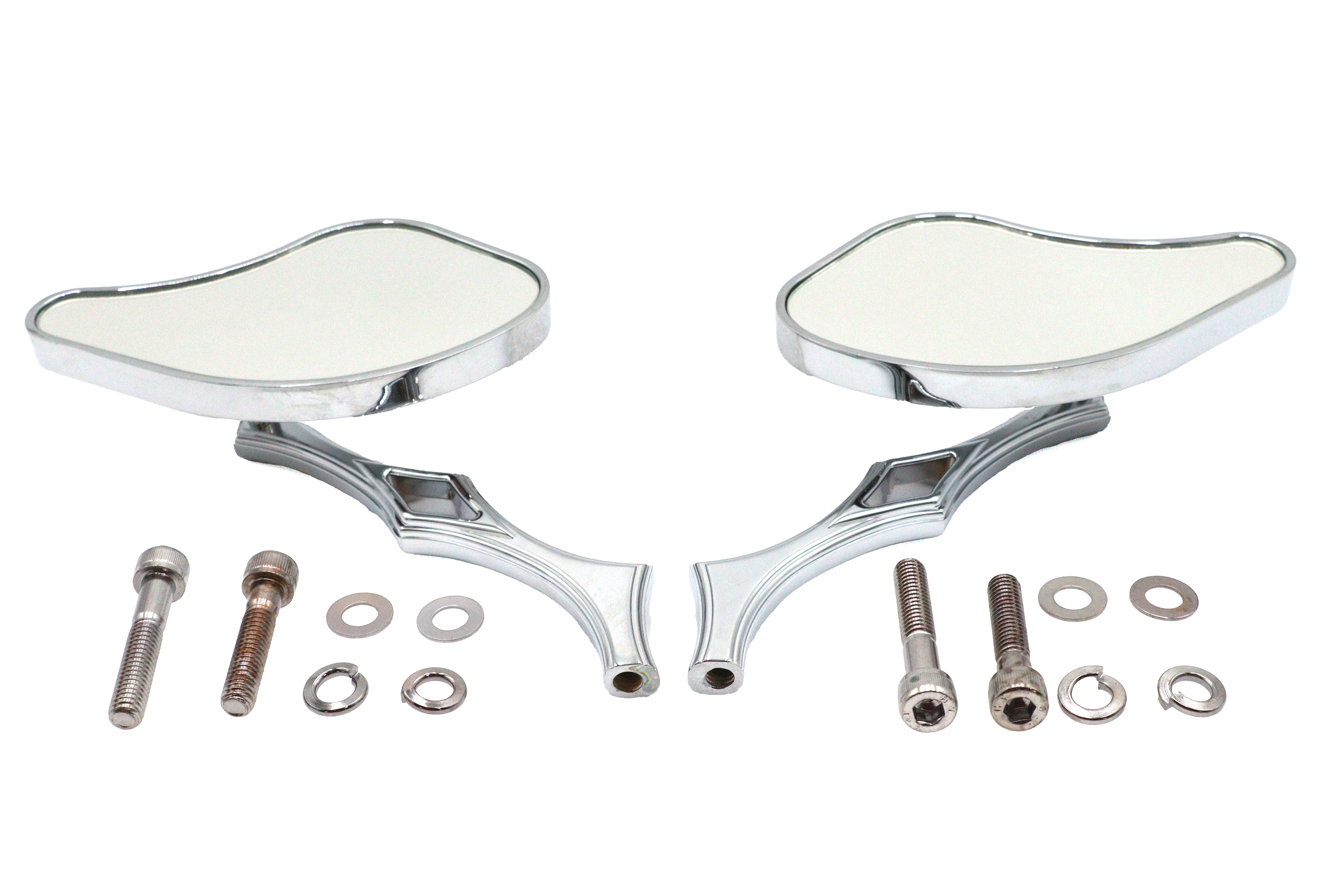 Pork Chop Mirror Set Billet