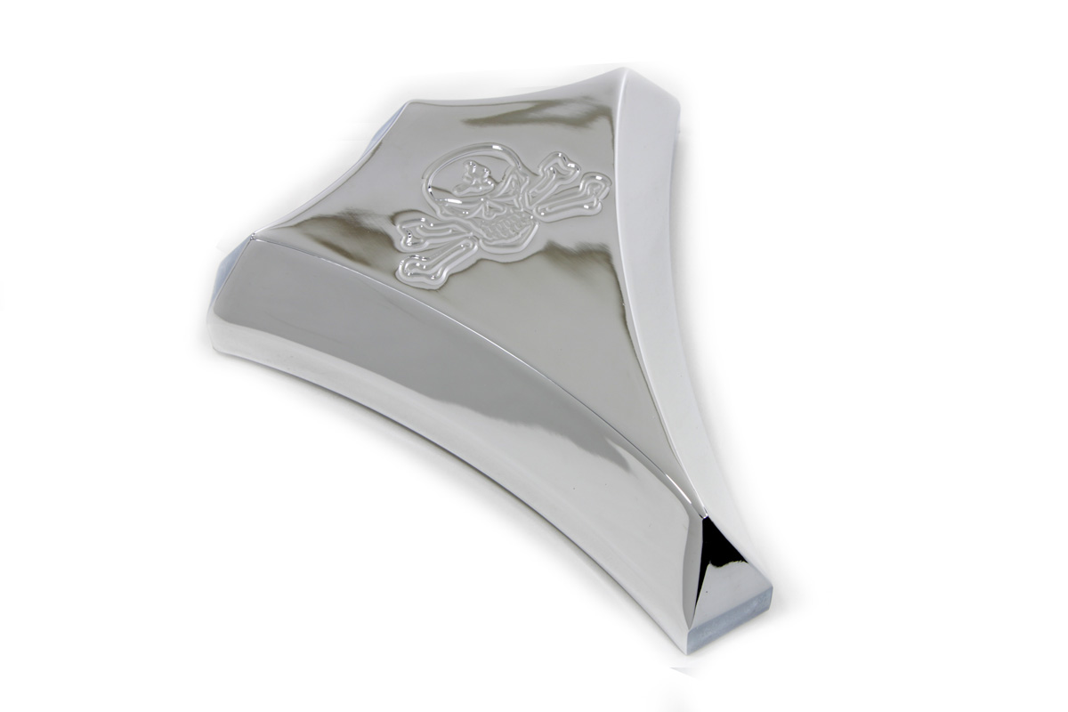 Billet Carburetor Cover Skull Style Chrome