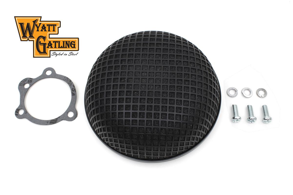 Wyatt Gatling Black Round Mesh Air Cleaner