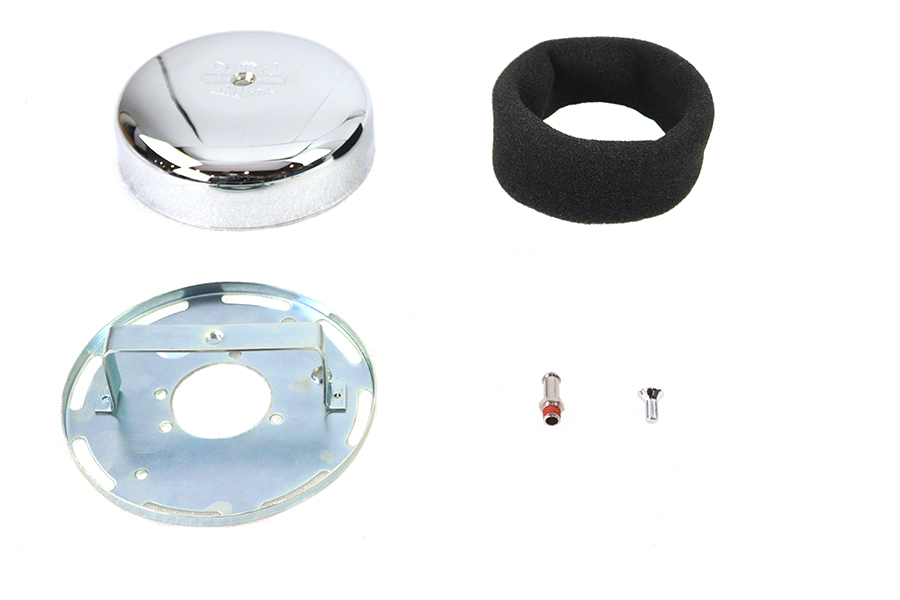 7" Round Air Cleaner Chrome