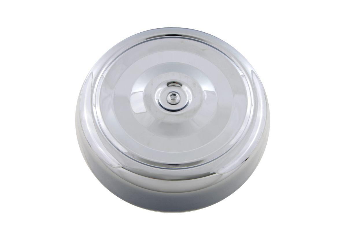 Chrome Round Bobbed Style 7" Air Cleaner Cover