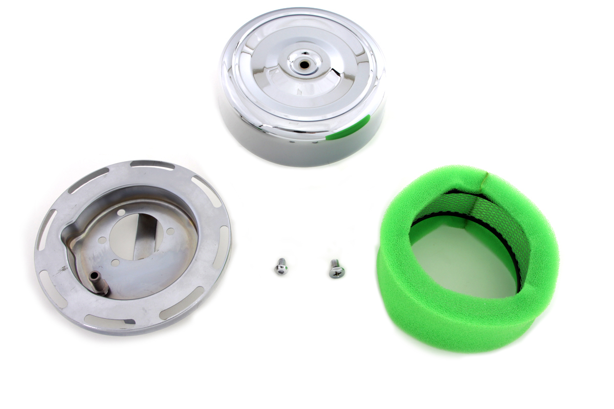 7" Round Air Cleaner Chrome