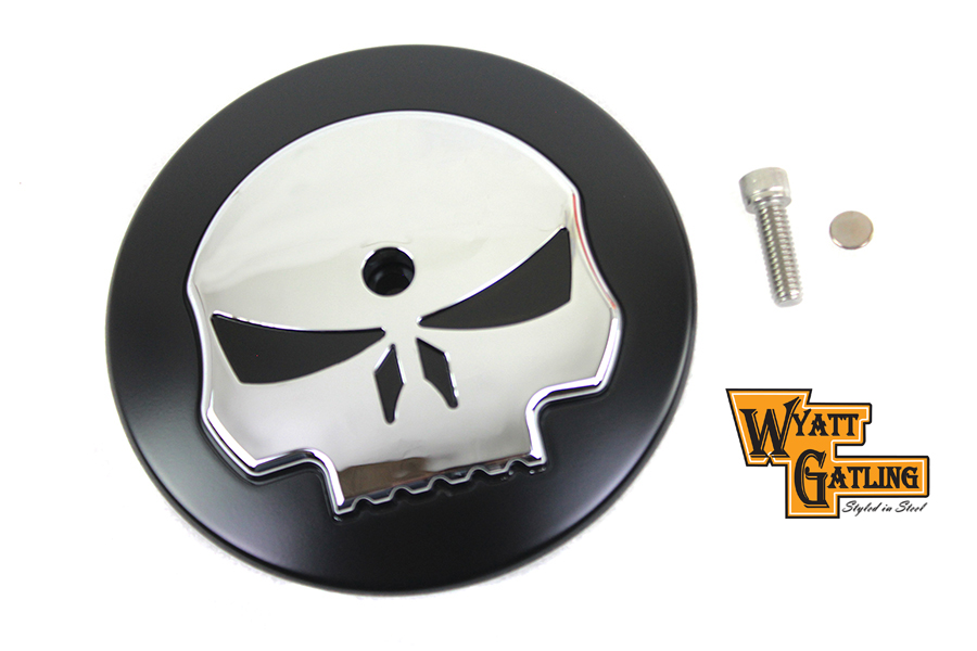 Wyatt Gatling Skull Air Cleaner Cover Insert