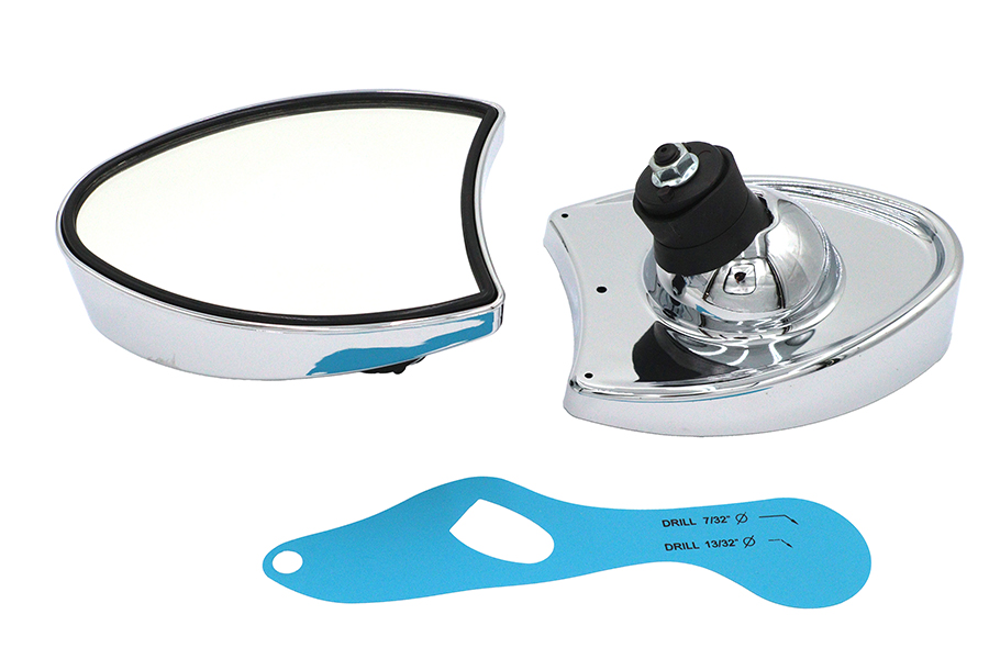 Chrome Touring Style Mirror Set