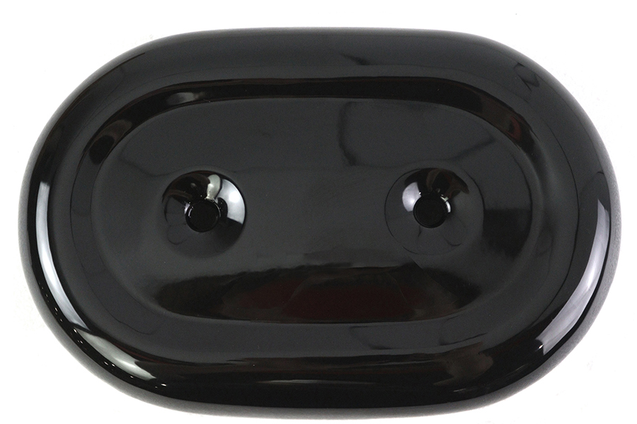 Oval Air Cleaner Cover Black
