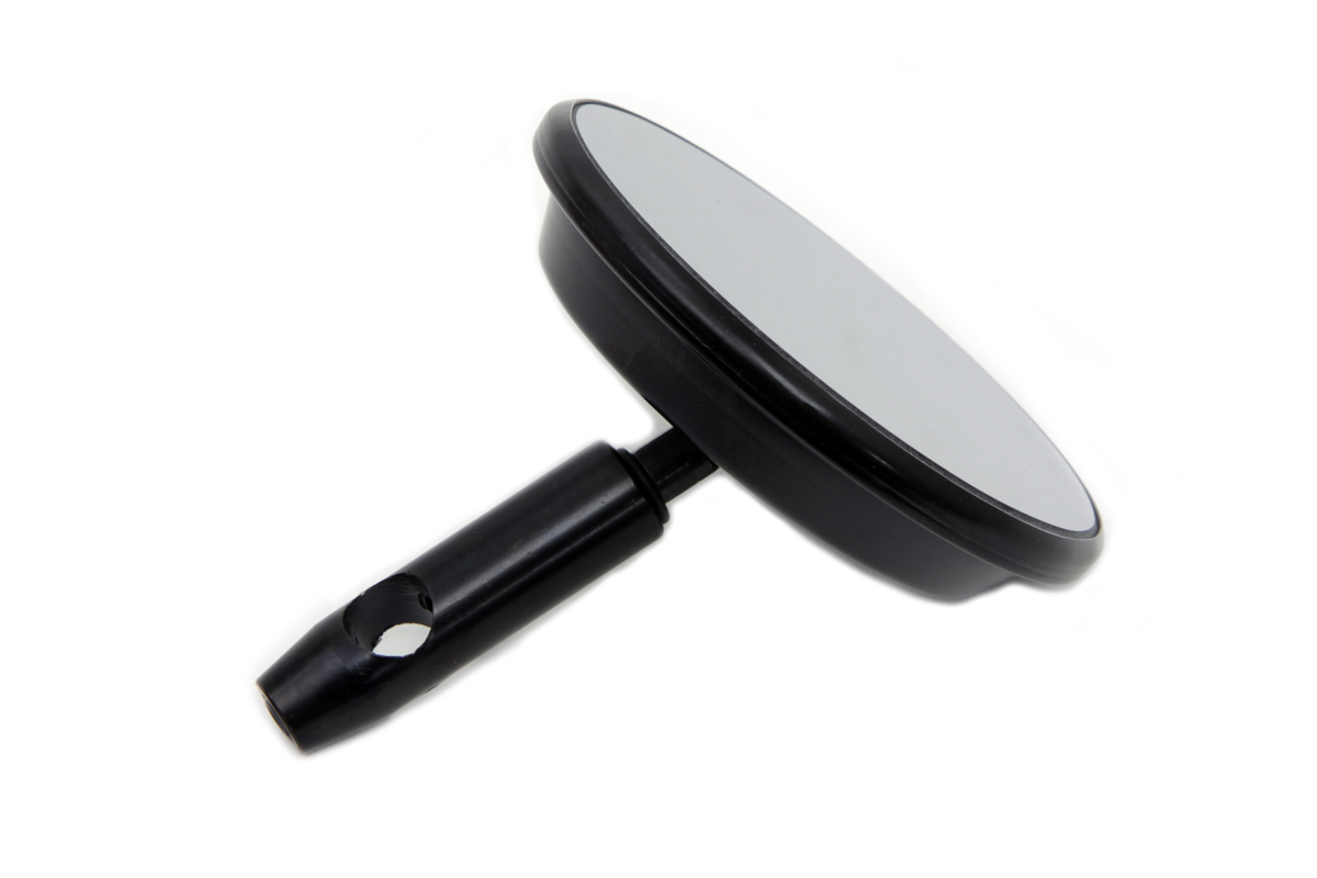 3" Black Face Mirror