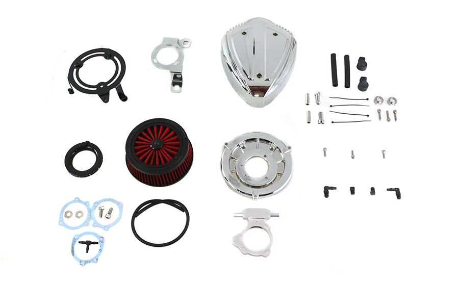 Siren Air Cleaner Assembly Chrome