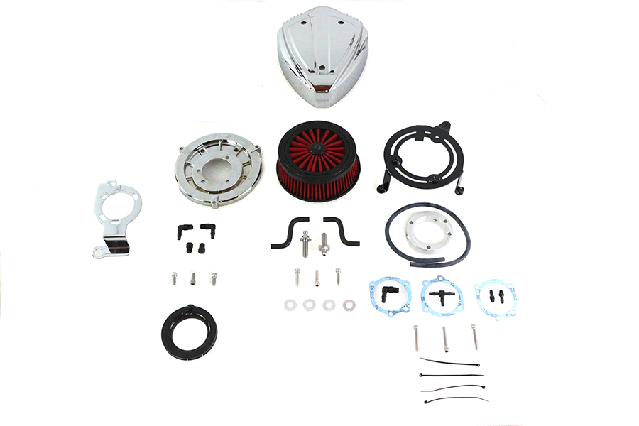 Siren Air Cleaner Assembly Chrome