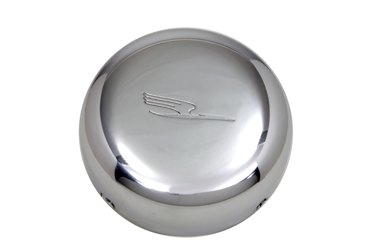 7" Linkert Bird J-Slot Style Air Cleaner Assembly Chrome