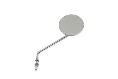 Round Mirror Stainless Steel with Billet Stem