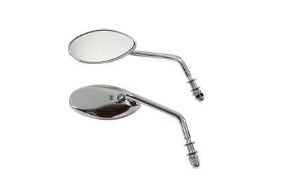 Teardrop Mirror Set Chrome
