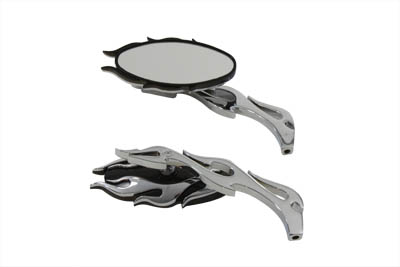 Chrome Fireball Mirror Set
