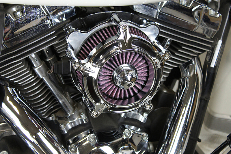 Exposed Filter Air Cleaner Kit Chrome