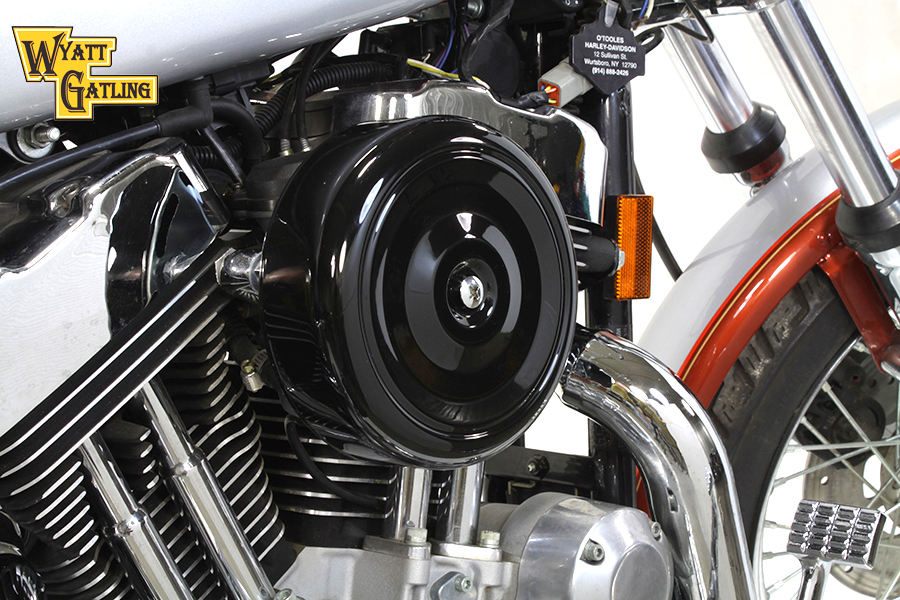 Black Wyatt Gatling Air Cleaner Assembly