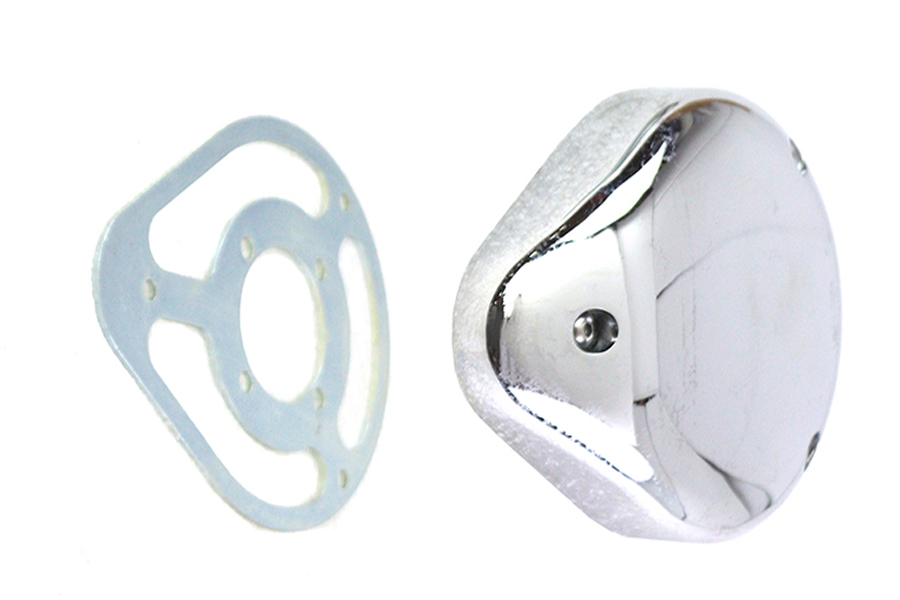 5" Teardrop Linkert Cover Kit Chrome