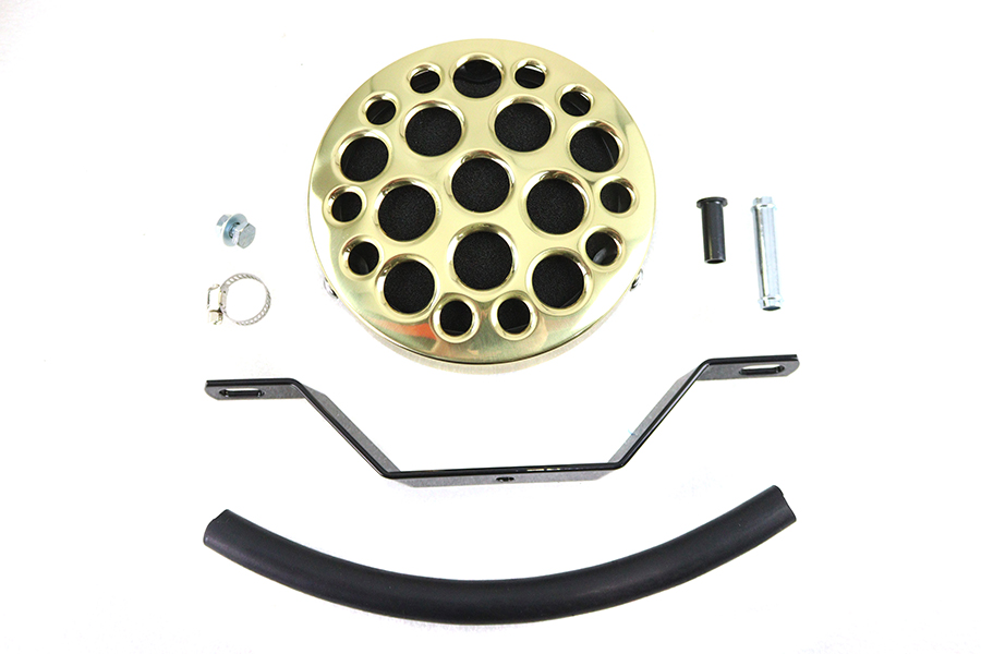 Wyatt Gatling Brass Drilled Air Cleaner