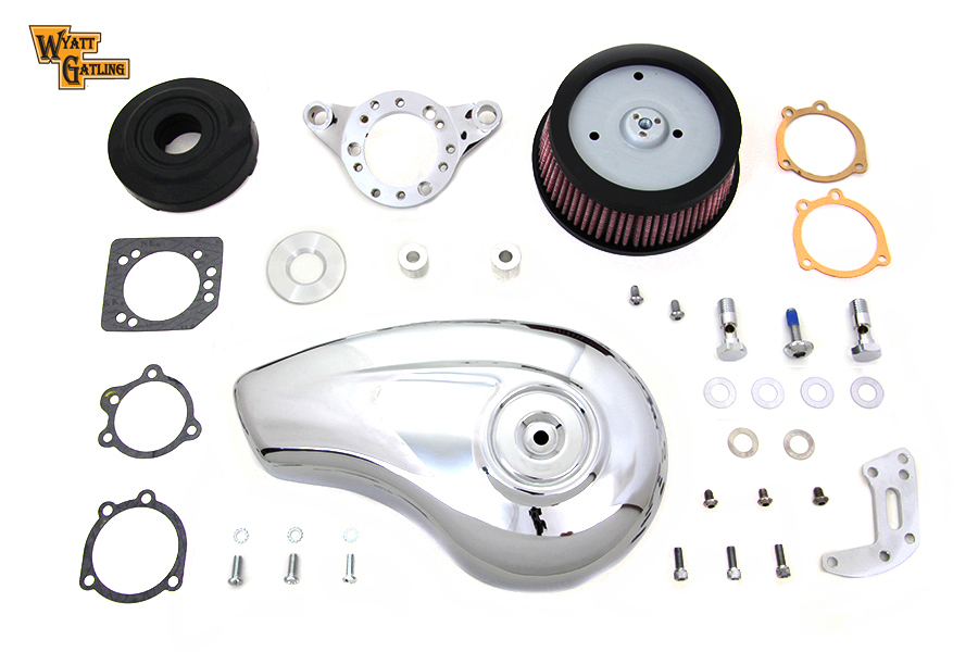 Chrome Wyatt Gatling Air Cleaner Assembly