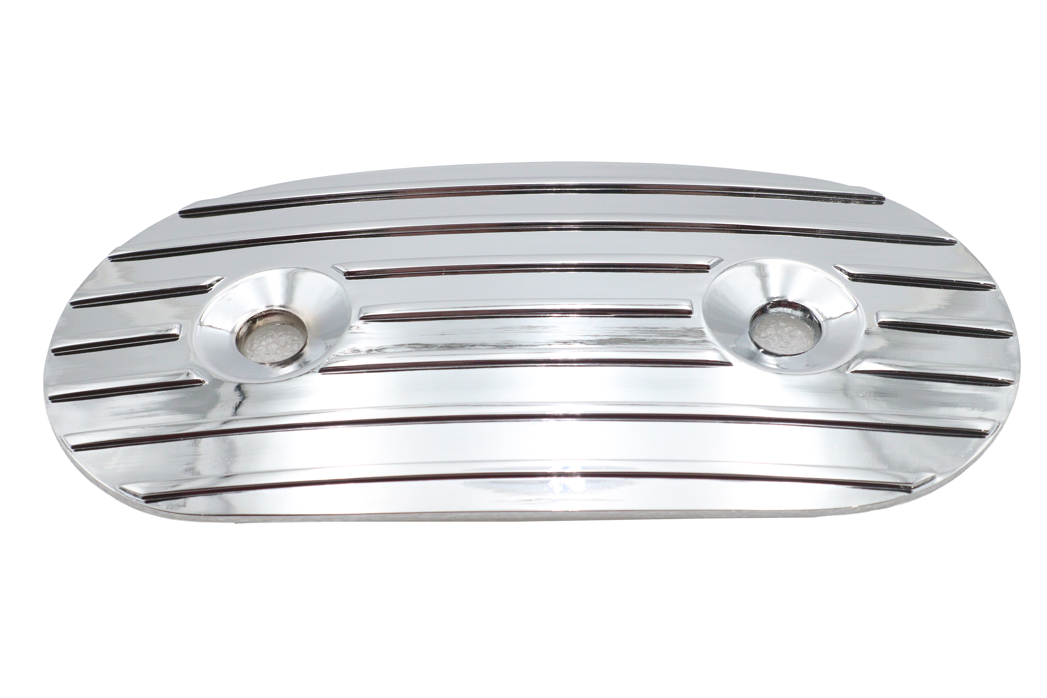 Oval Air Cleaner Insert Chrome