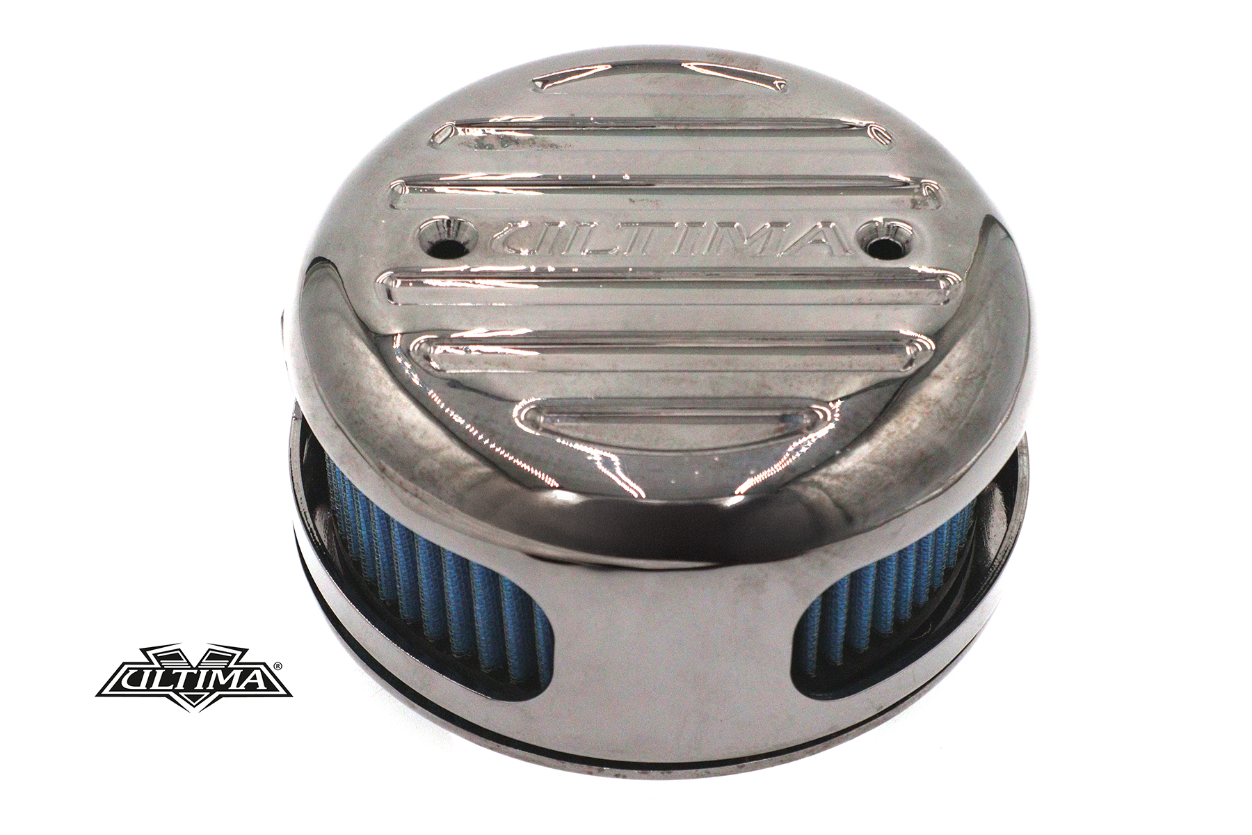 Ultima Free Flow Milled Air Cleaner Kit Polished