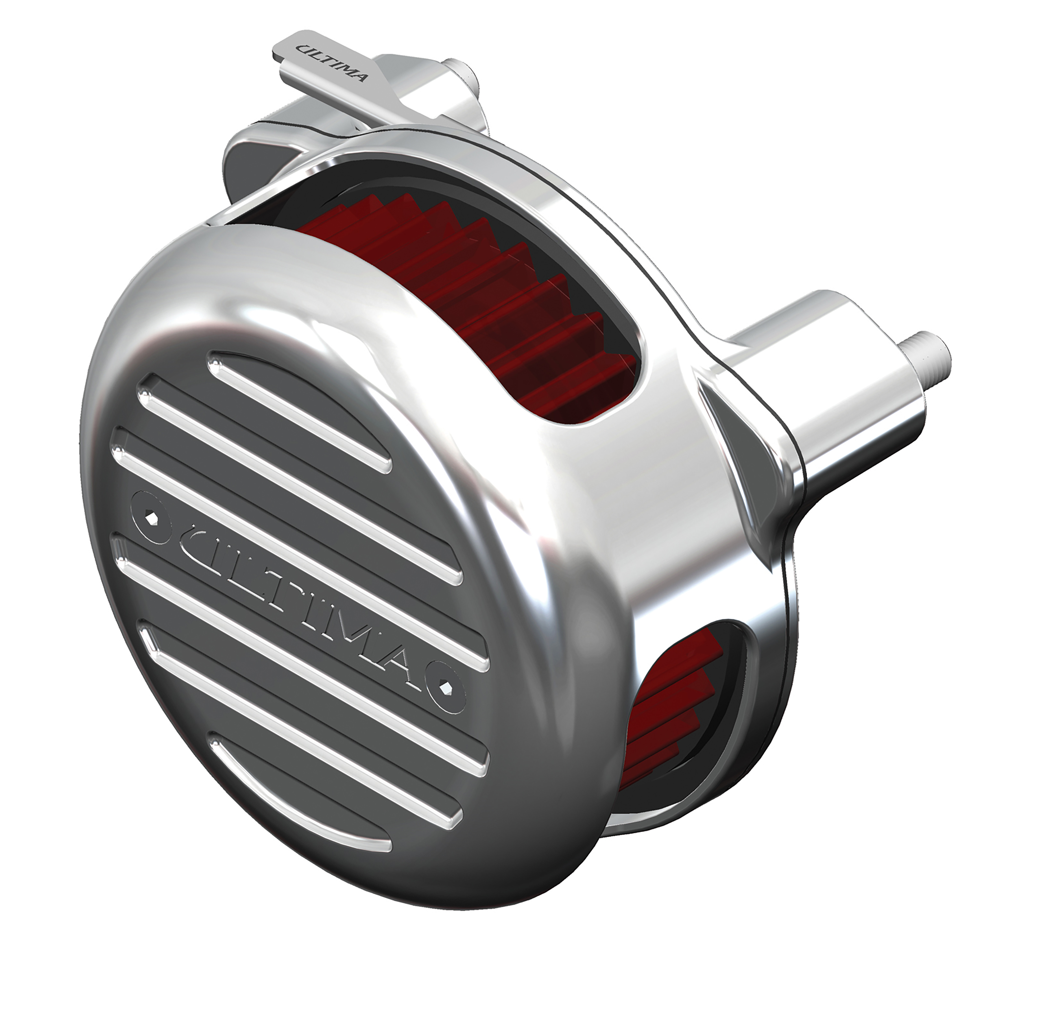 Ultima Free Flow Milled Air Cleaner Kit Chrome