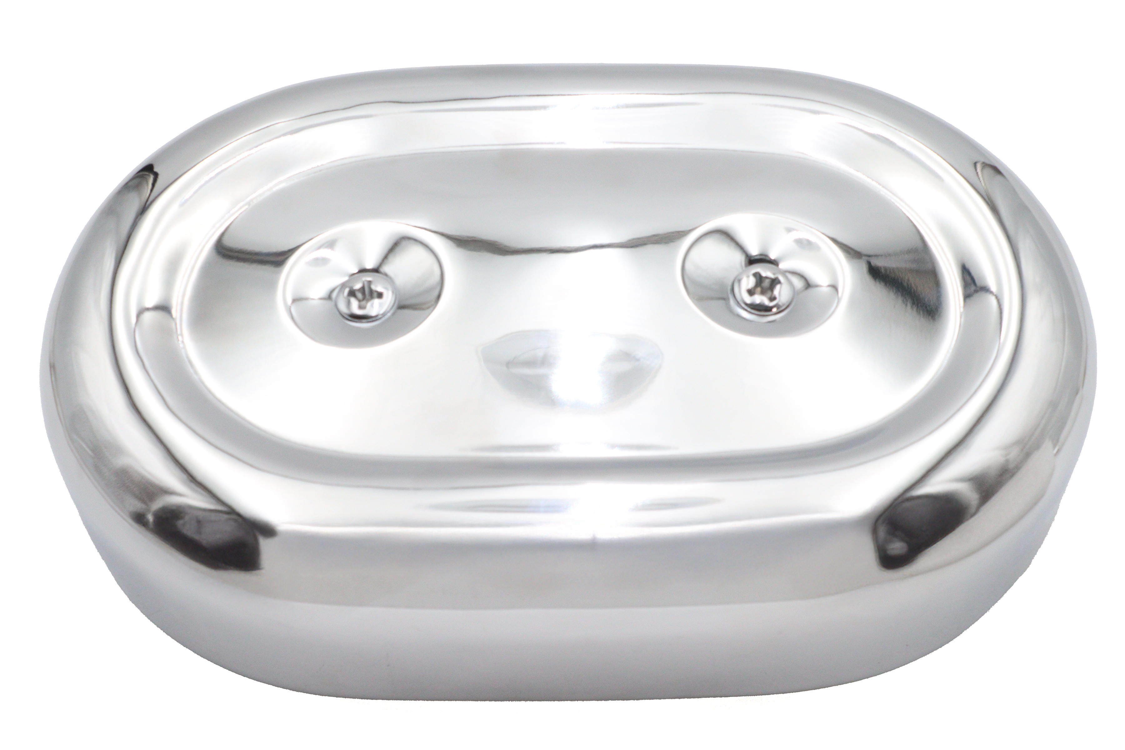 M8 Oval Air Cleaner Cover Kit Chrome