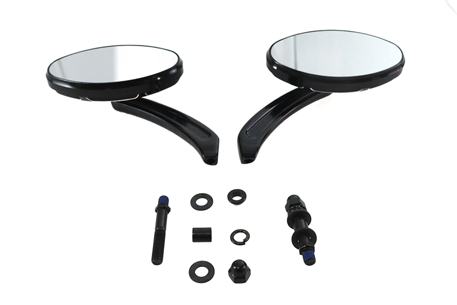 Wyatt Gatling Oblong Mirror Set Black