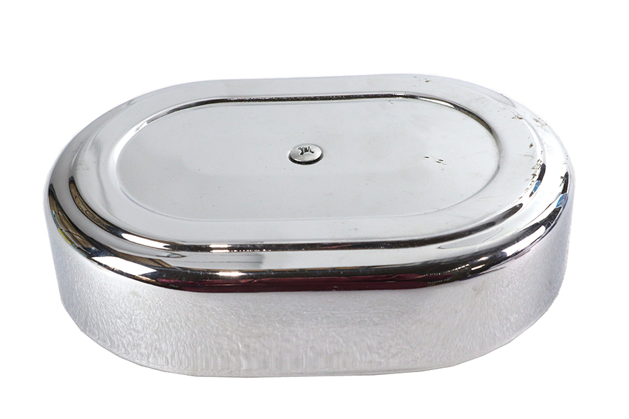 Mini Oval Air Cleaner Kit Chrome For Bendix Carburetors