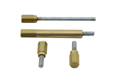 Carburetor Float Bowl Screw Kit Brass Finish
