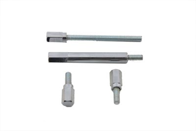 Shorty Float Bowl Screw Set Chrome fits Harley Davidson - Picture 1 of 1