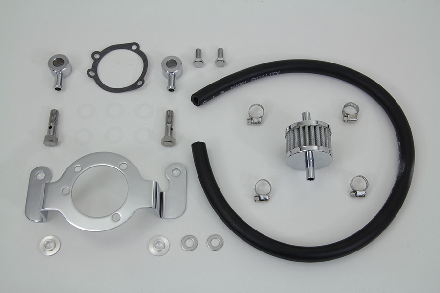 Crankcase Breather and Bracket Kit fits HarleyDavidson eBay