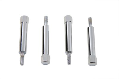 42/45 Flat Side Carburetor Float Bowl Speed Screw Set Chrome
